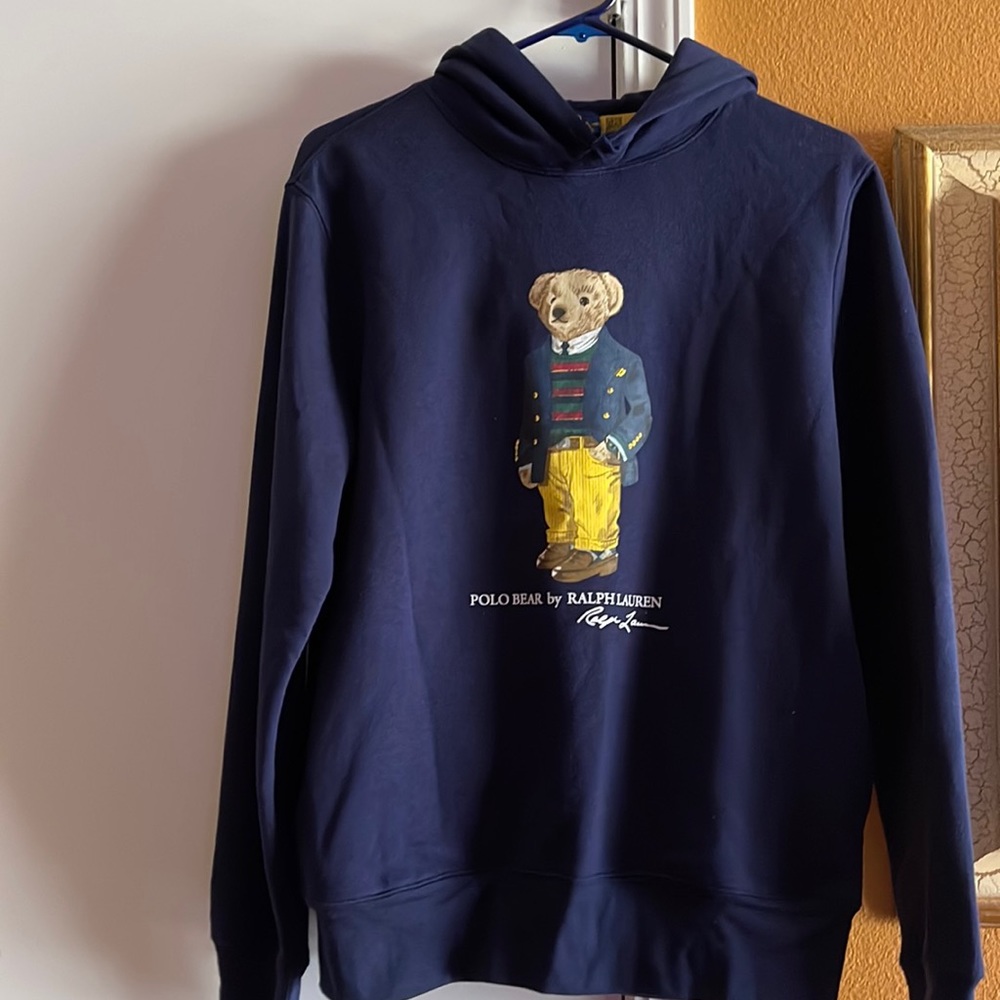NWT Polo Ralph Lauren Bear Hoodie
